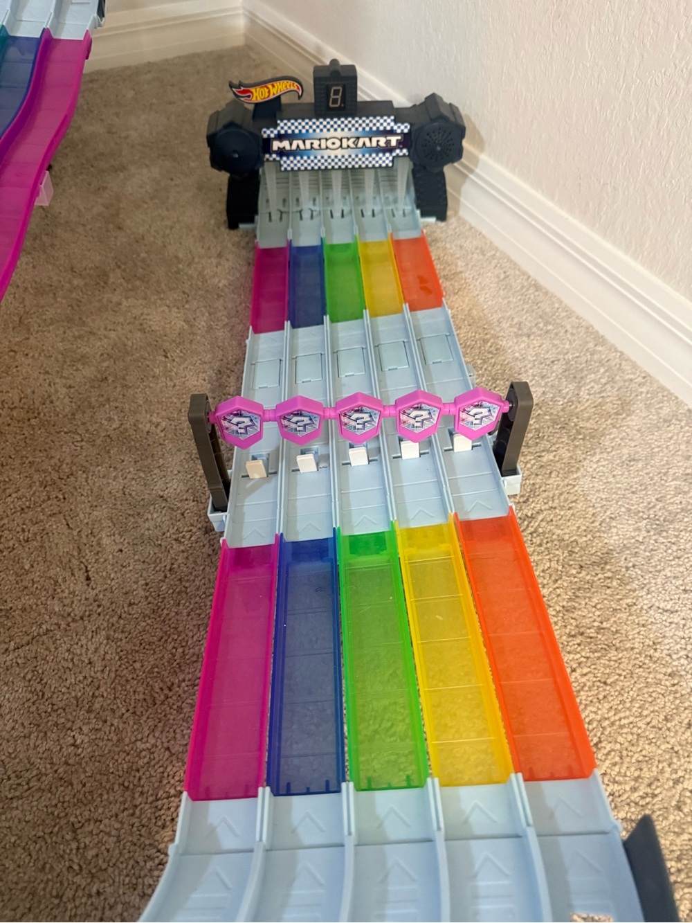 Mario Kart Rainbow Road Playset — Multicolor Kids Toy WITH 5 ADDITIONAL KARTS! - Picture 3 of 8